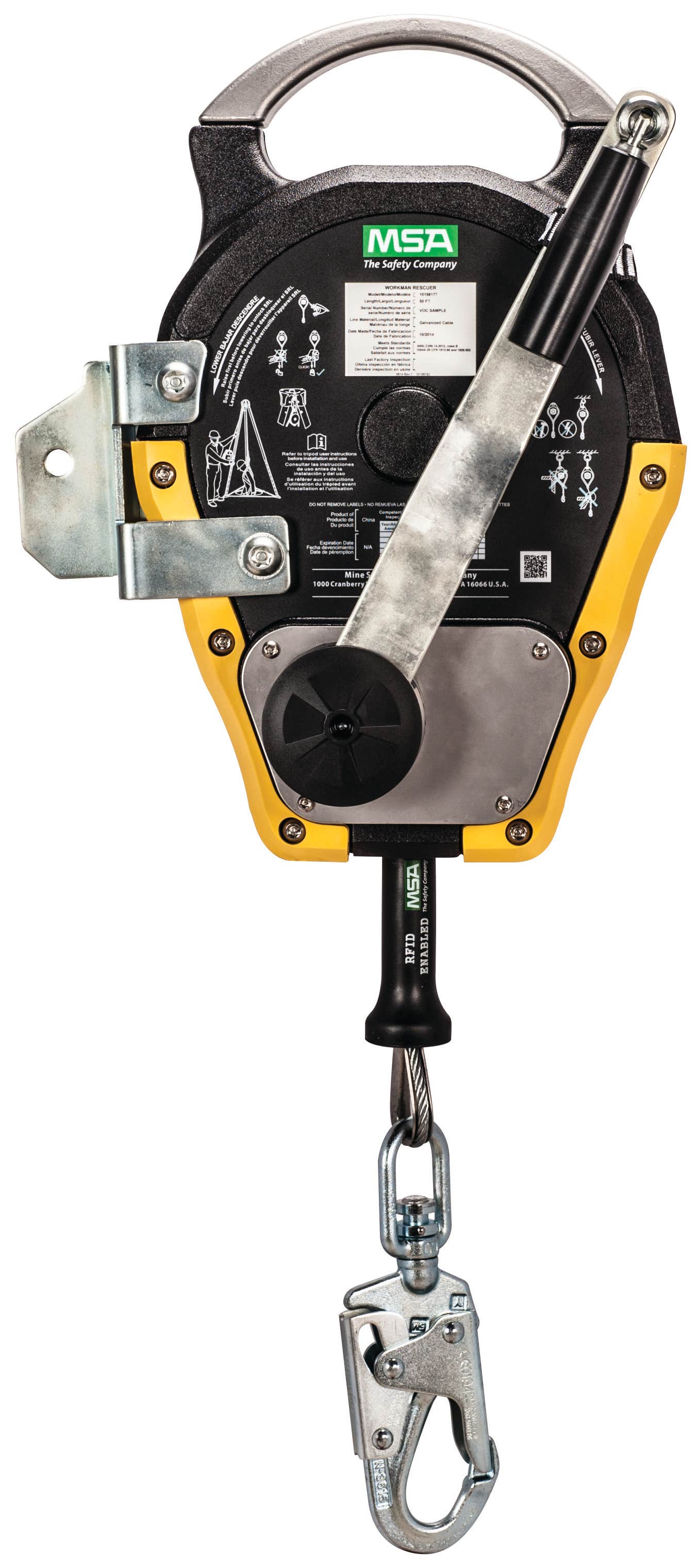 Msa Workman 10158178 50' Stainless Steel Cable Rescuer