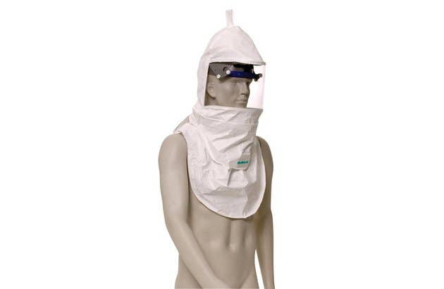 Bullard 20TIC Tychem QC Double Bib Respirator Hood with Headband Suspension