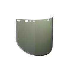 Jackson Safety Face Shield Windows & Screens: Replacement Window, Green, 9" High, 0.04" Thick - 9" High x 15-1/2" Wide x 1.01mm Thick, For Jackson