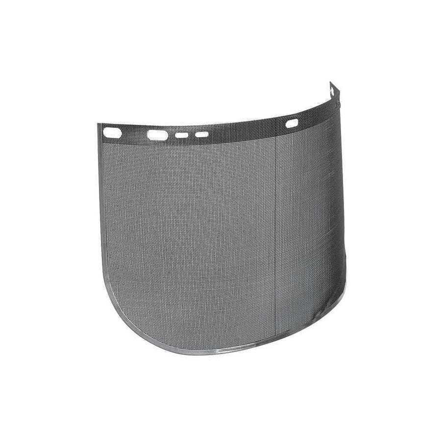 Jackson Safety Face Shield Windows & Screens: Mesh Screen, Black, 9" High, 0.016" Thick - 9" High x 15-1/2" Wide x 0.4mm Thick, For Jackson 170-B