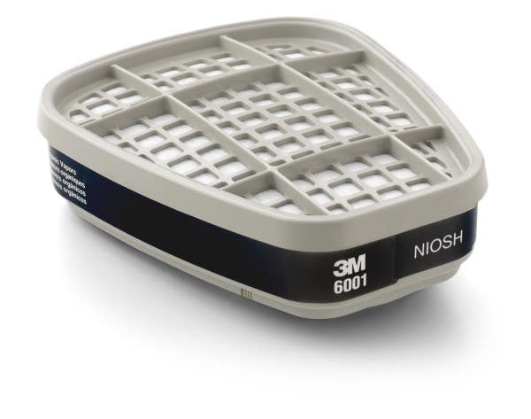 3M 6001 NIOSH-Approved Organic Vapor Cartridge for 3M Respirators
