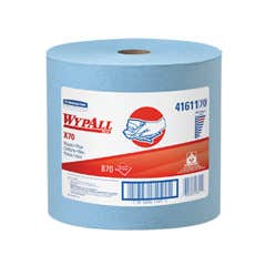 WypAll Power Clean X70 Medium Duty Cloths (41611), Jumbo Roll, Long Lasting, Blue, 1 Roll