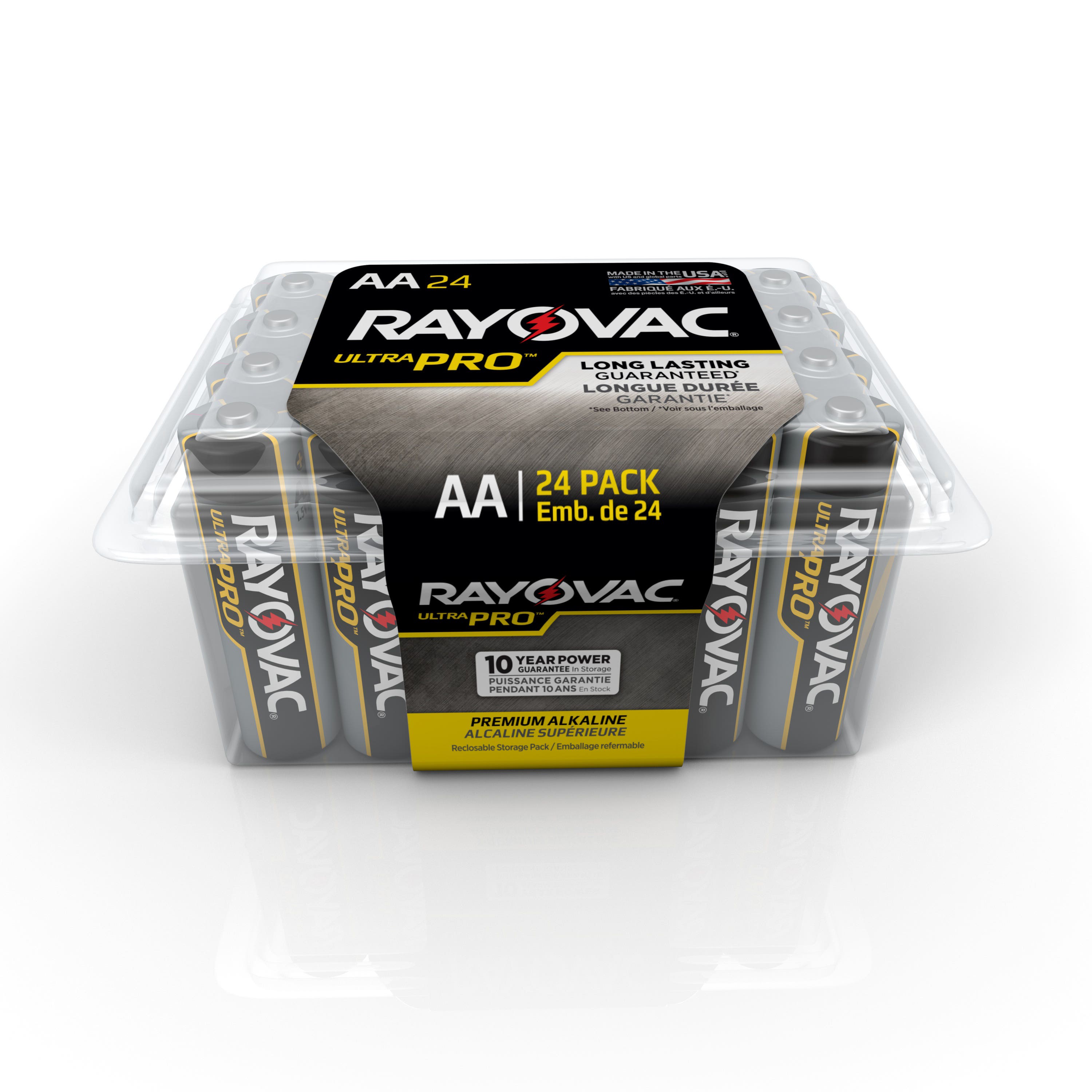 RAYOVAC UltraPro ALAA-24F  Industrial Alkaline AA Size 24-Pack