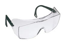 3M | OX™ Safety Glasses: Anti-Fog & Scratch-Resistant, Polycarbonate, Clear Lenses, Frameless - Black Frame, Adjustable Temples, Series OX, ANSI