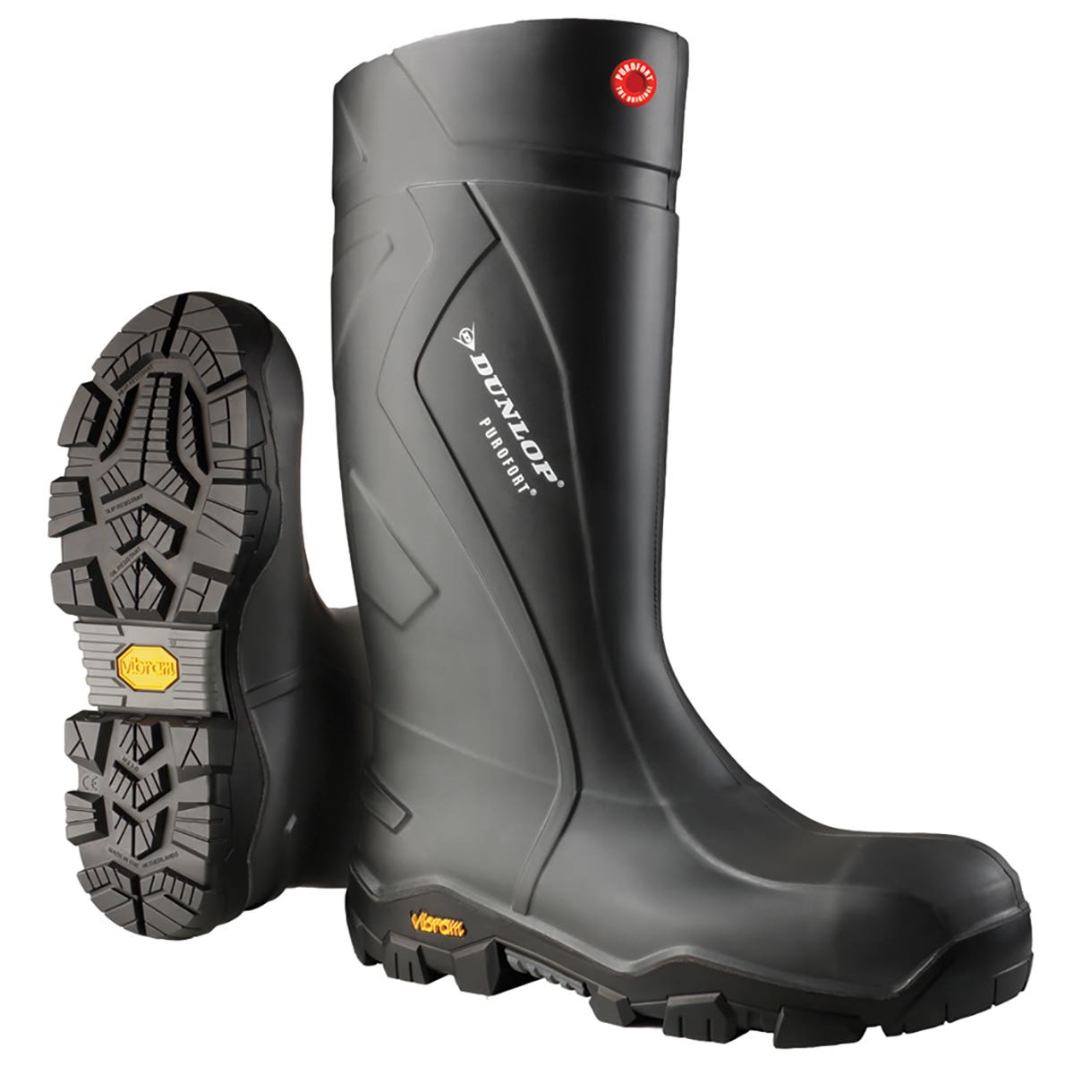 Dunlop Purofort Thermo full Safety Men\'s Knee‎ Boots Black Size 11 / 12 Dunlop E652033 Purofort Thermo+ Full Safety Omega/EH Boots  main image 3