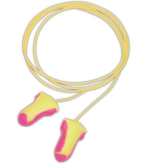 Howard Leight LL-30 Laser Lite Disposable Foam Corded Earplugs, 100 Pairs