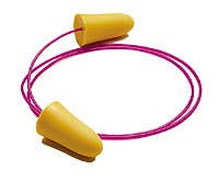 Moldex | Softies® Earplugs: 33.00 dB, Foam, Bullet, Roll Down, Corded - Orange, 100 Pairs per Pack, Disposable | Part #6650