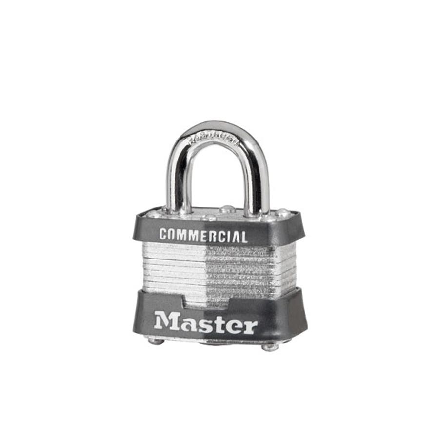 Master Lock 1-9/16In Wide Laminated Steel Pin Tumbler Padlock