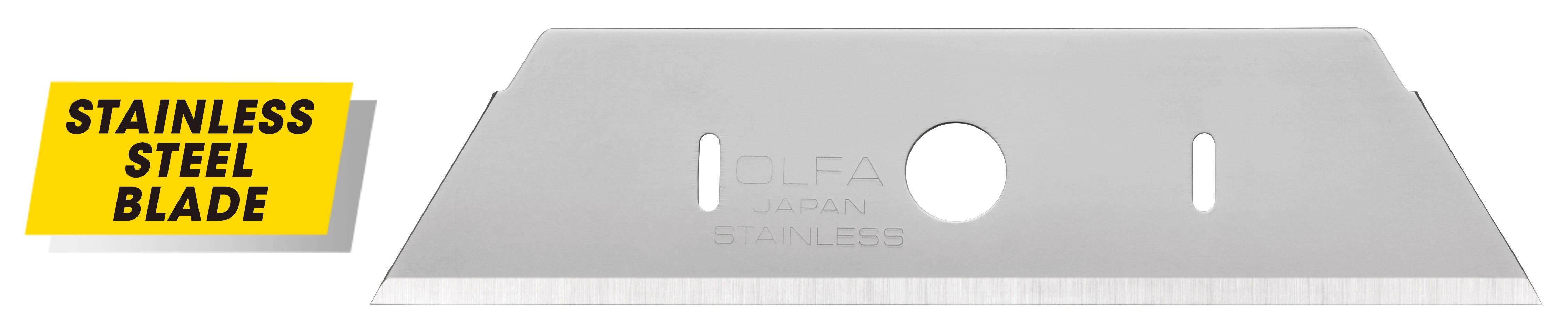 OLFA SKB-2S Stainless Steel Replacement Blades for SK-4, SK-9 & SK-12 Knives, 10/PK
