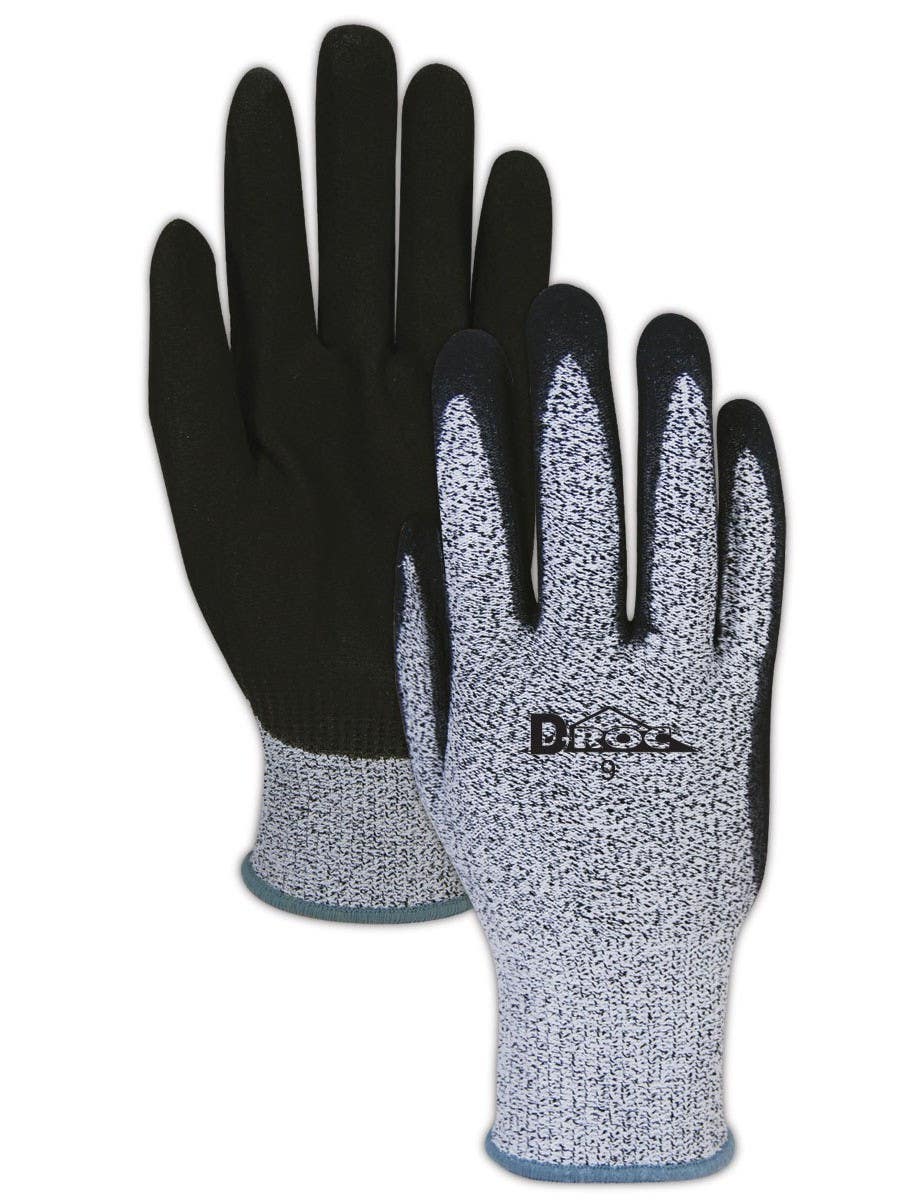 Magid D-ROC ROC33T HPPE Blend Nitrile Palm Coated Work Gloves - ANSI Cut Level A2