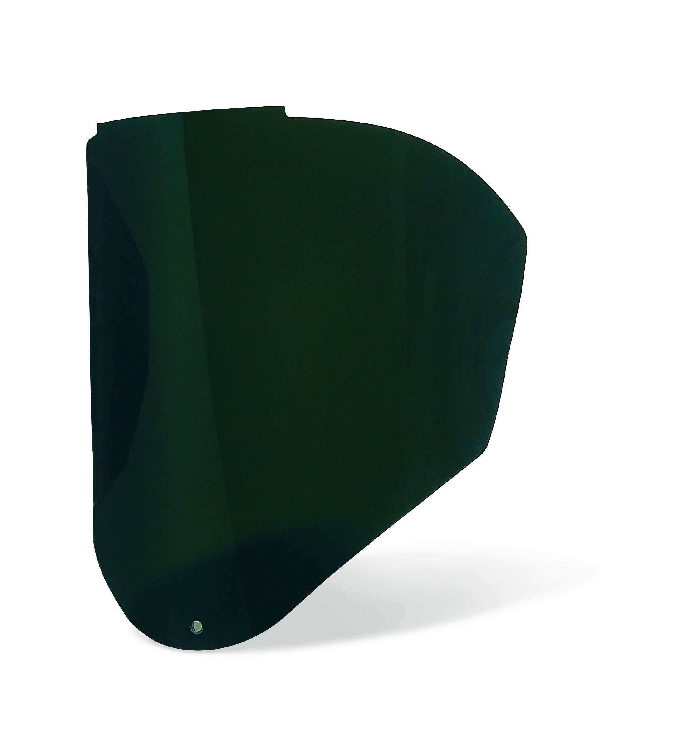 Green Shade 5 Uncoated Polycarbonate Faceshield