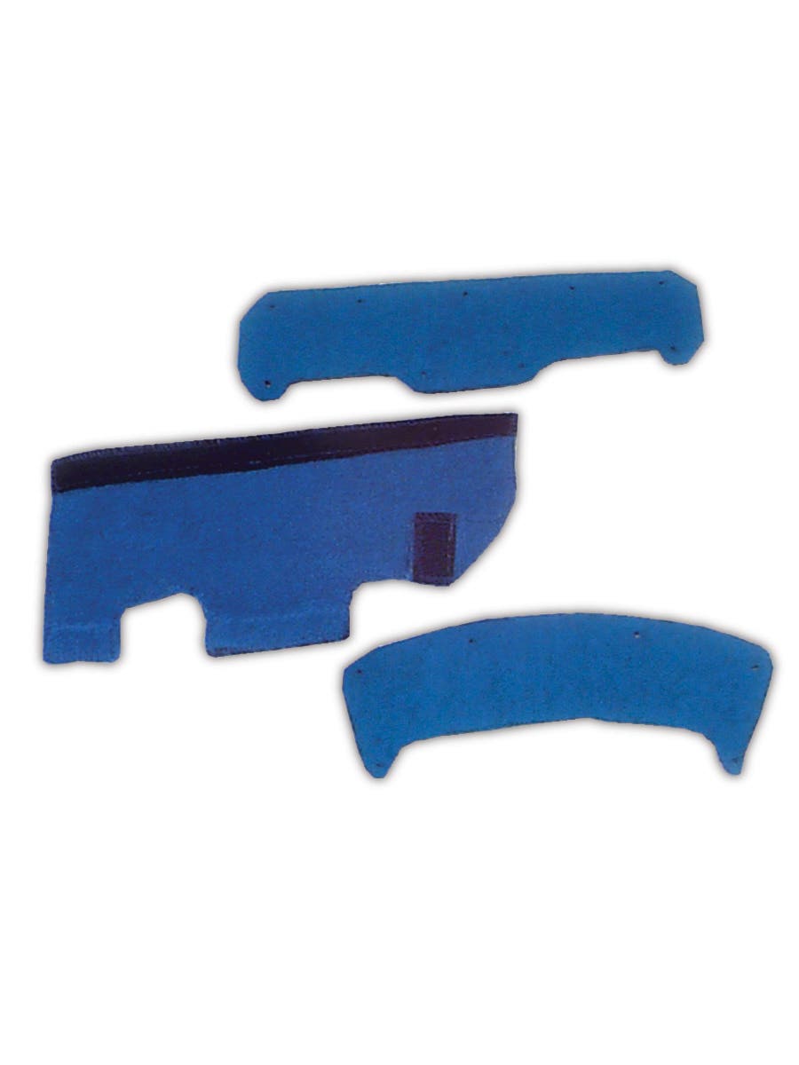 068-SB470 Safety Cap Terry Cloth Sweat Band W-Hook Eye Adhesive Close