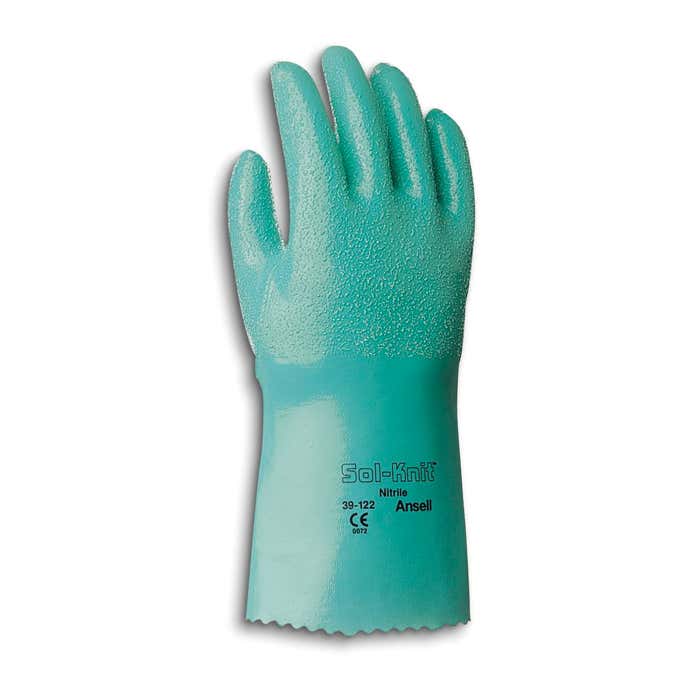 Ansell AlphaTec 39-122 nitrile chemical protective gloves level B | 9 | IH-39122-9 Ansell AlphaTec 39-122 nitrile chemical protective gloves level B | 9 | IH-39122-9