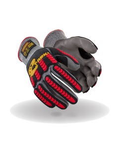 Magid® T-REX® Flex Series® TRX442 Lean Lightweight Polyurethane Palm Coated Low-Profile Impact Glove, ANSI Cut Level A4
