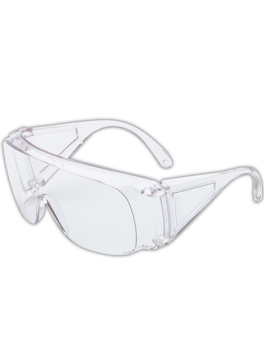 Uvex | Ultraspec® Safety Glasses: Uncoated, Polycarbonate, Clear Lenses, Frameless - Clear Frame, Non-Adjustable Temples, Series Ultraspec, ANSI