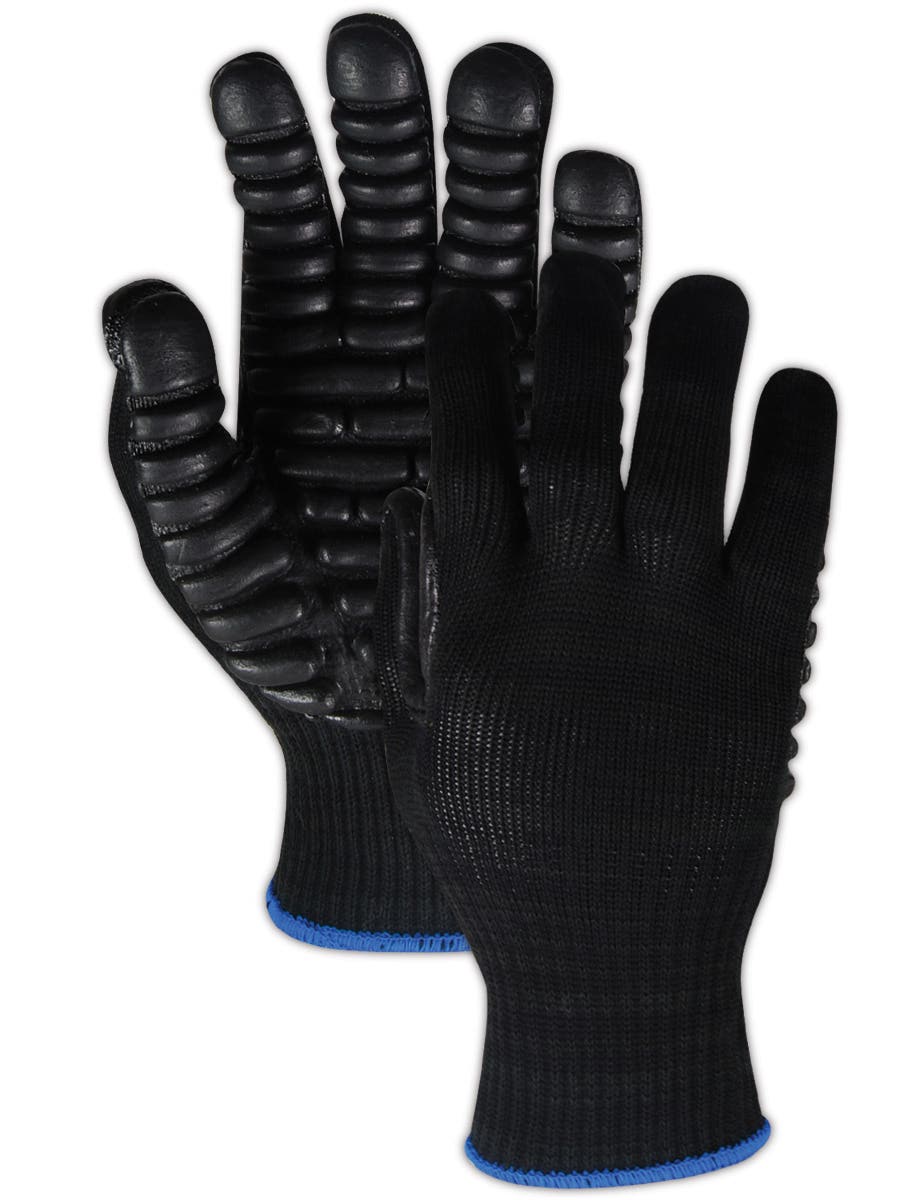 Blackmaxx Anti-Vibration Gloves,Large, PR
