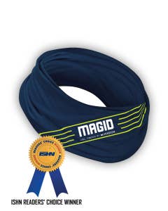 Magid® Cool Powered by Mission® D0S04150 Navy Blue Cooling Neck Gaiter and Face Cover, UPF 50 Protection