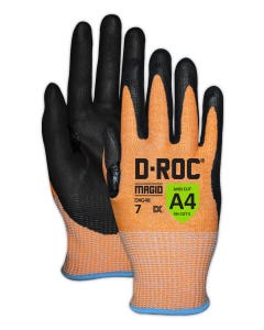 Magid® D-ROC® DX Technology® TriTek Palm® Coated Work Gloves — ANSI Cut Level A4