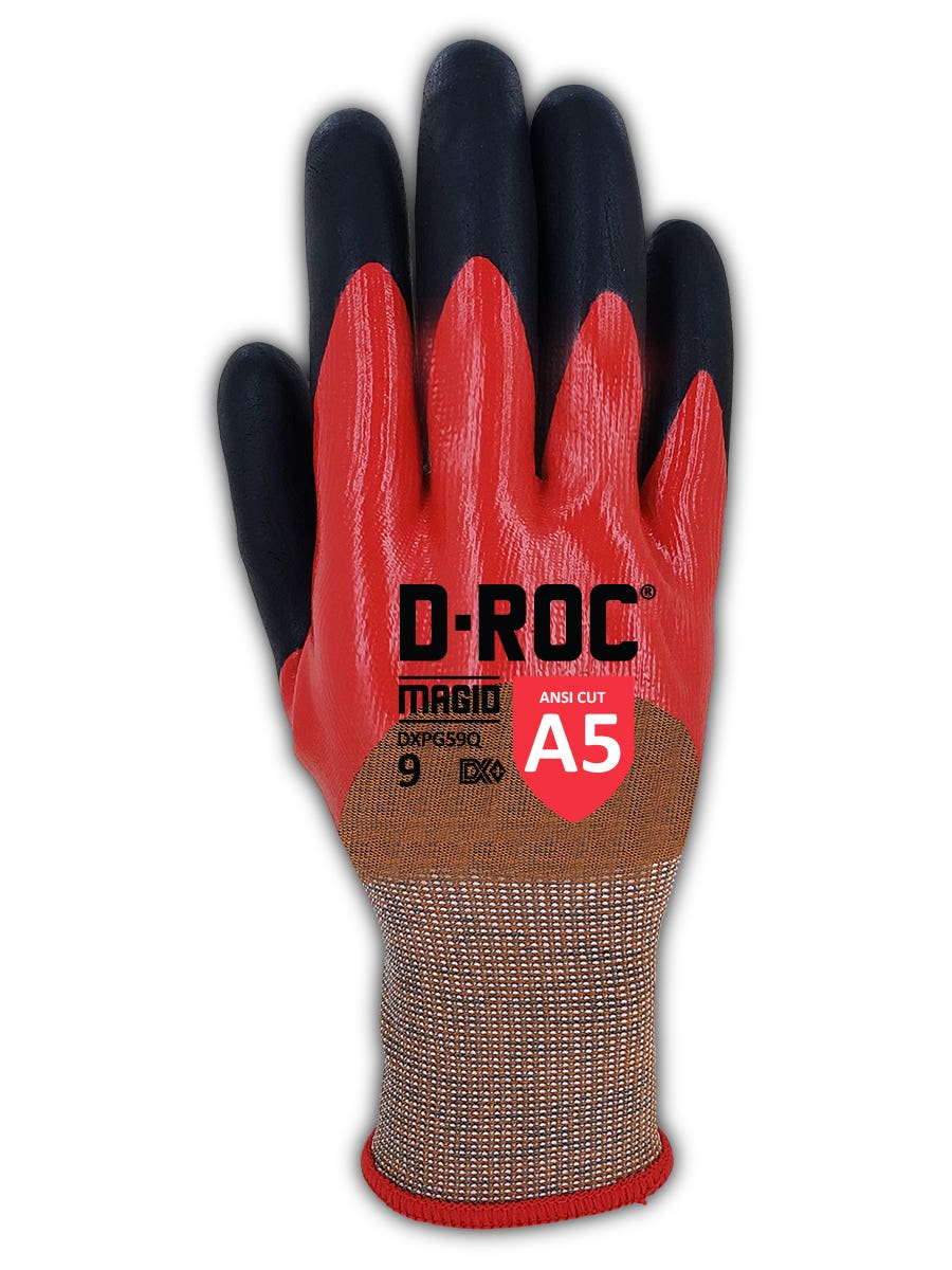 With Touchscreen Capability Magid D-ROC AeroDex Work Gloves - A5 Cut ...