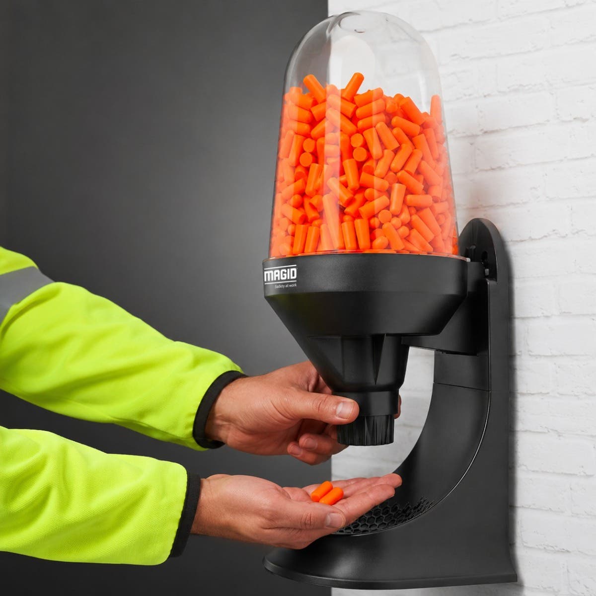 Magid® Earplug Dispenser (IHP32RF earplugs included) - Table or Wall Mounted