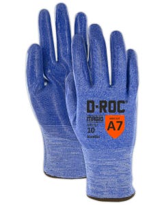 Magid® D-ROC® GPD787 AeroDex® Lightweight 13-Gauge RepTek Grip® Silicone Palm Coated Work Gloves, ANSI Cut Level A7