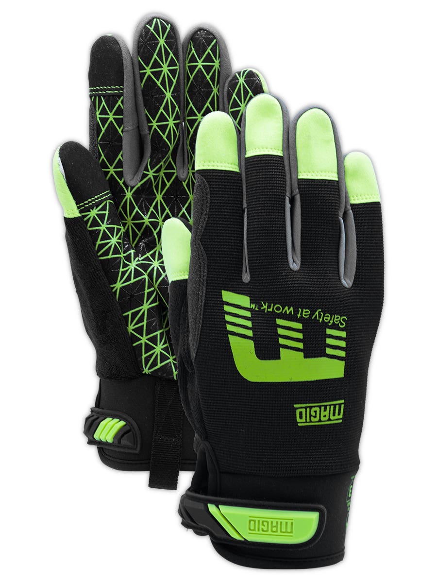Magid MECH444 Touchscreen Mechanics Gloves  Cut Level A4