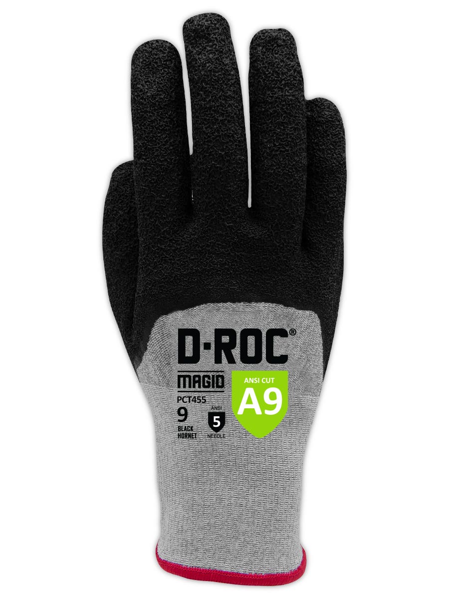 Aerodex Work Gloves MAGID ANSI A5 D-ROC AeroDex 18-Gauge Work Gloves ...