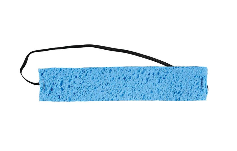 OccuNomix Cooling Headband: Size Universal, Blue, Anti-Mold Treated & Pre-Moistened - Solid, Cellulose Sponge | Part #SBR100