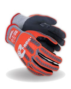 Magid® T-REX® Flex Series® TRX443 Lean Ultra-Lightweight Foam Nitrile Palm Coated Low-Profile Impact Gloves - ANSI Cut Level A4
