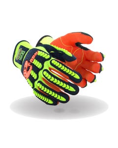 Magid® T-REX™ Flex Series® TRX500 Hi-Viz Impact Work Gloves, ANSI/ISEA 138 Impact Level 2