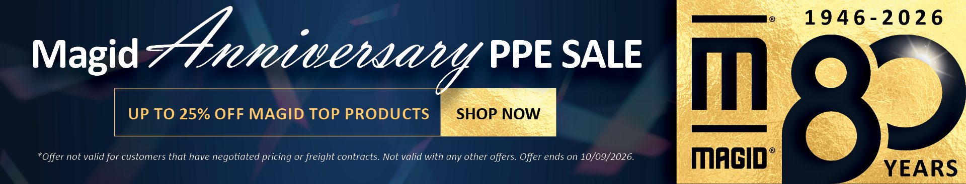 25% off Magid Top Products - Magid Anniversary PPE Sale 25% off Magid Top Products - Magid Anniversary PPE Sale