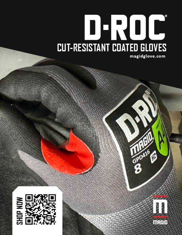Cover image of D-ROC Coated/Cut-Resistant Gloves Brochure
