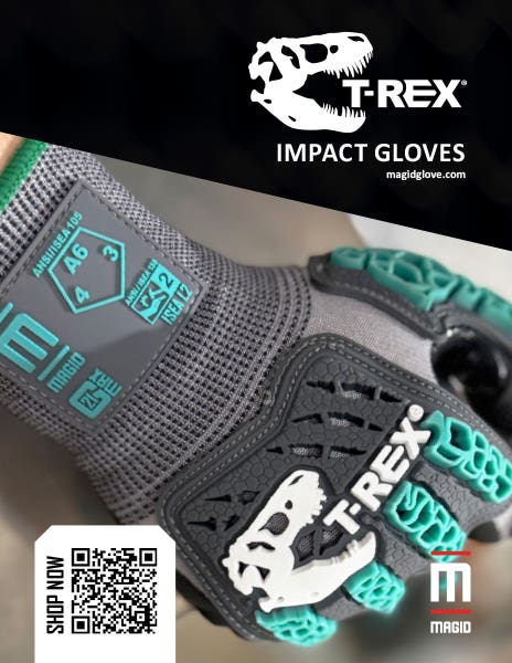 Cover image of T-REX Impact Gloves Brochure