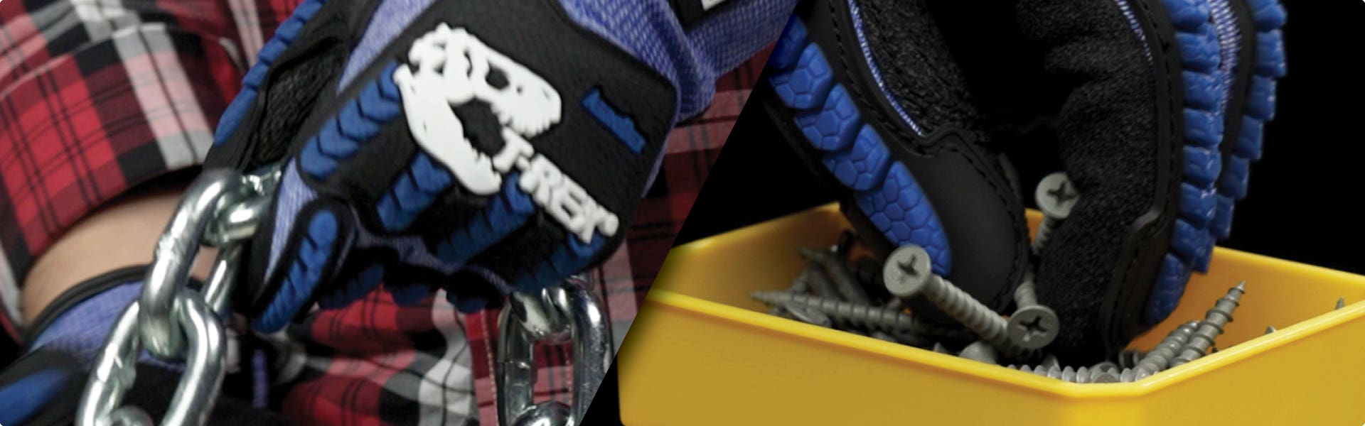 Image showing two gloves in action to represent Magid's M-FORCE DEFENSE SYSTEM®